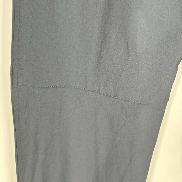 Prada Womens Red-Tab Nylon Pants Size 44 Straight Leg Gray Pockets Italy Luxury - Picture 8 of 16